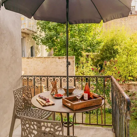 4 Privees Au Coeur De Figeac, 4 Chambres, 4 Salles De Bain, Jardin